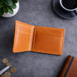 Full Grain Leather Wallet (6-Card) – Handmade Slim Classic